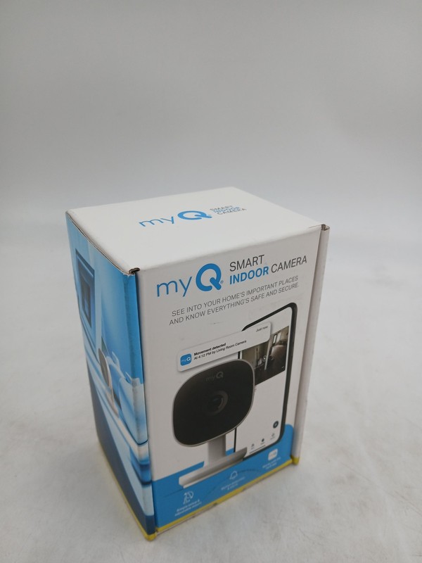MyQ Smart Indoor Camera Black Wi-Fi SmartCam Motion Alerts 141-4279-000 gallery