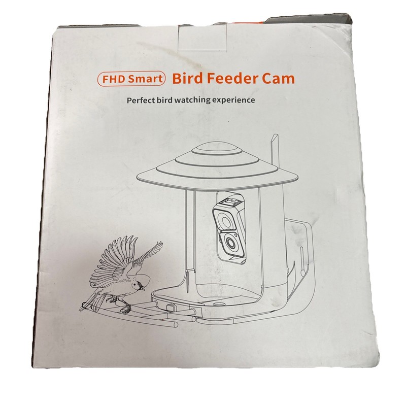 FHD Smart Bird Feeder Camera Auto Capture Recognition w Real Time SMS Brand NEW