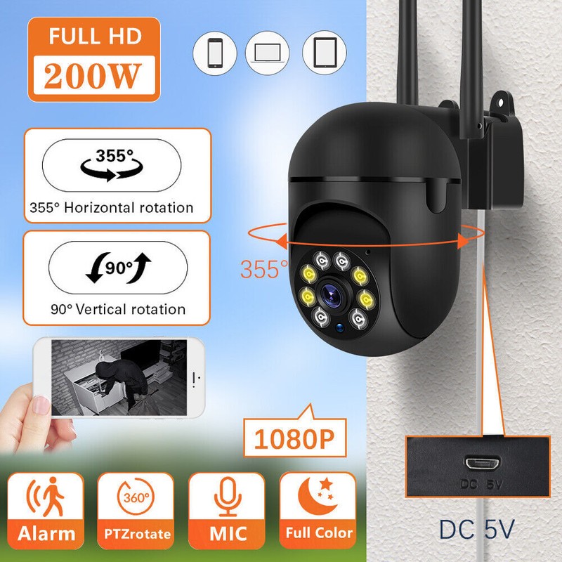 1080P 4x Wireless Security Camera System Smart outdoor 5G Wifi Night Vision Cam gallery