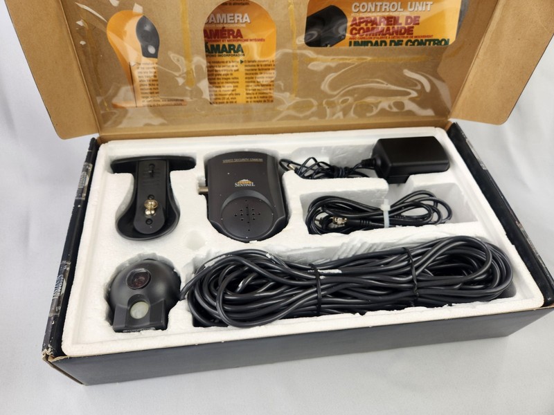 Vintage Rare Video Security OS 100 RCA Camera HOME SENTINEL Box Set Cable Works! gallery
