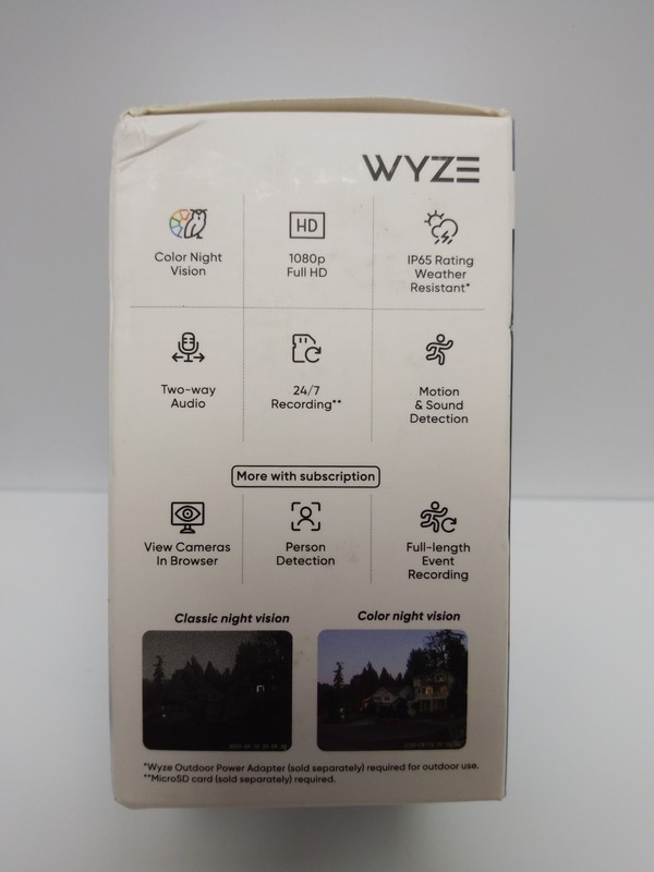 WYZE v3 Wired 1080 HD Indoor/Outdoor Smart Home Security Camera Night Vision NEW gallery