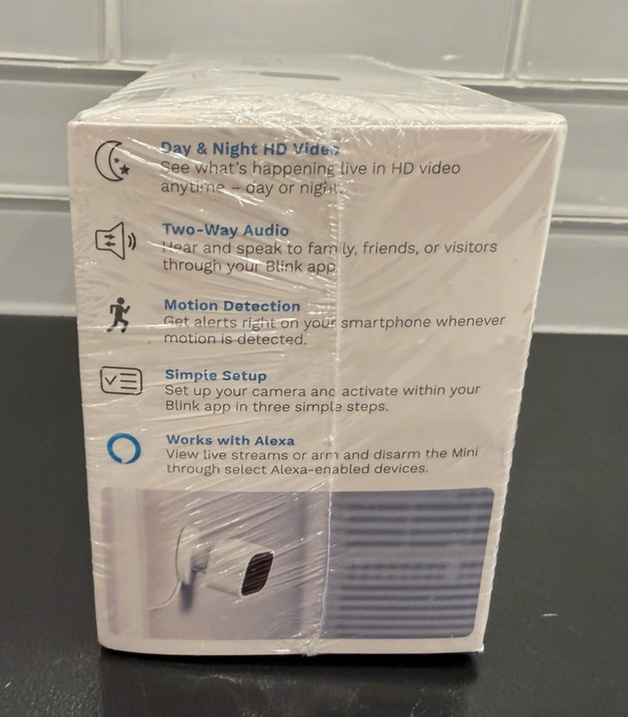 Blink Mini Indoor Plug-In HD Smart Security System 2-Pack Brand New Sealed gallery