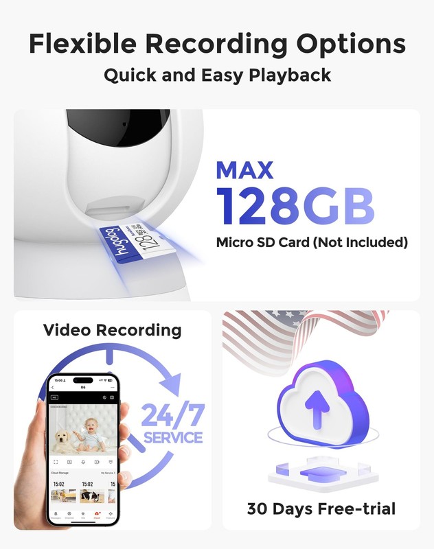 Hugolog 3K Security Camera White 2 Pack gallery