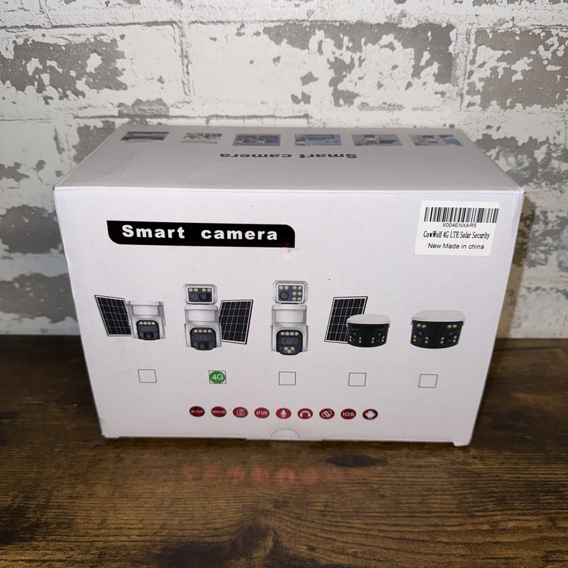 NEW - CowWolf 4G LTE Solar Security Camera - Solar Panel - Color Night Vision gallery