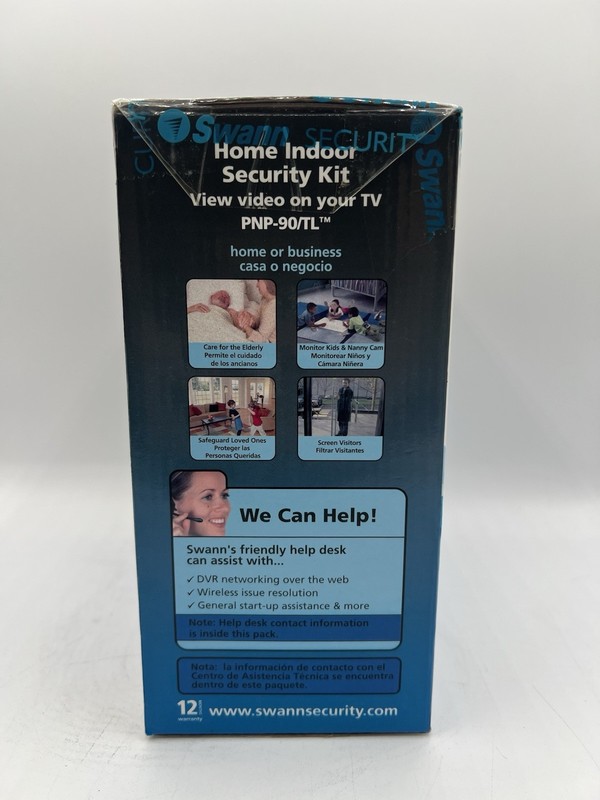 Swann PNP-90/TL Home Indoor Security Camera Kit NEW Sealed Telephoto Lens gallery