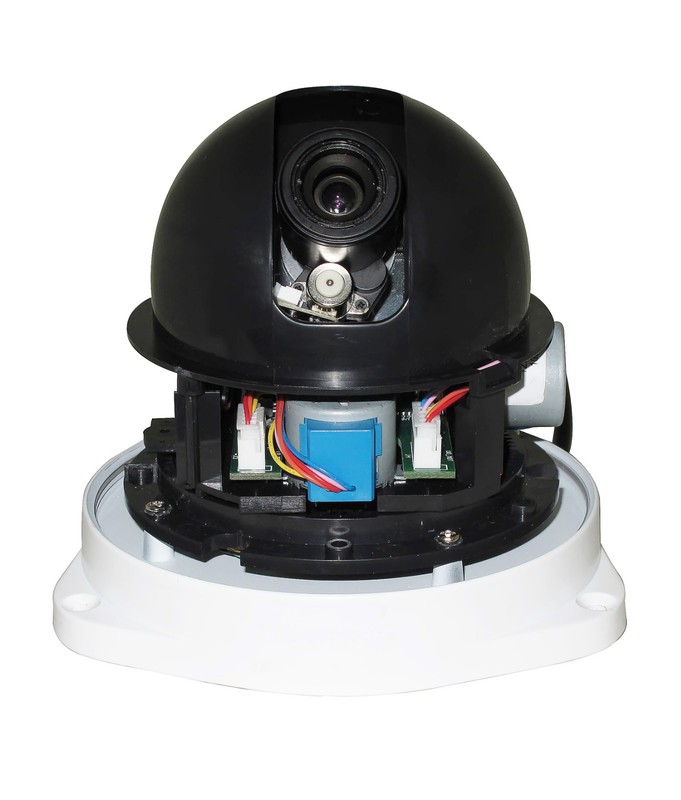 Low Light Mini PTZ Security Dome Camera 700 TL Sony CCD Pelco D-P RS485 2.8-12mm gallery