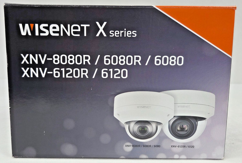 Wisenet XNV-6080R 4MP Network IR Vandal Dome Security Camera IP PoE CCTV