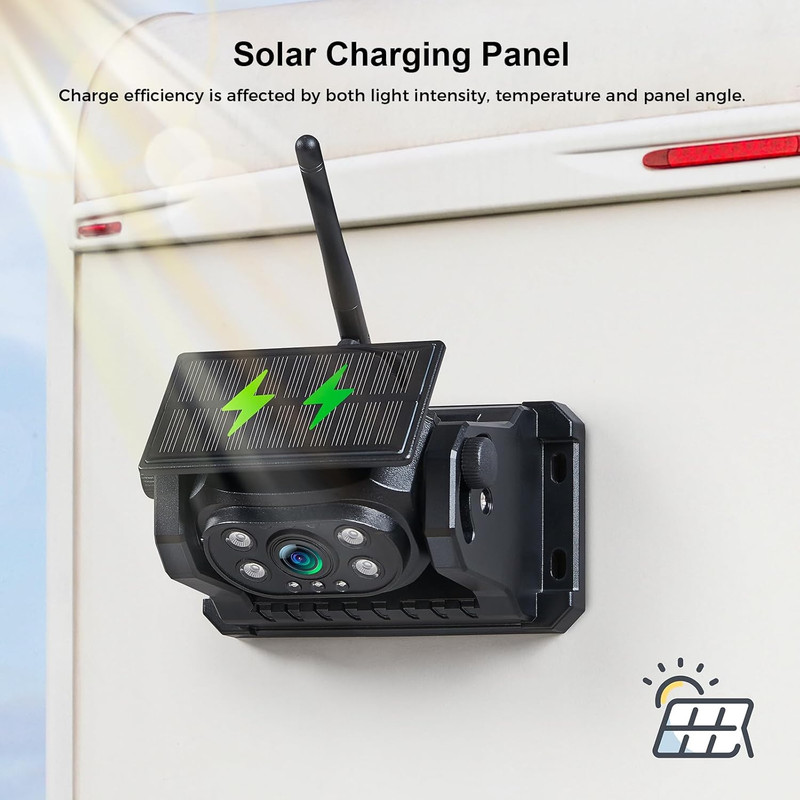 Wireless Magnetic Backup Camera, 15000Mah Battery Powered Rechargeable Waterproo gallery