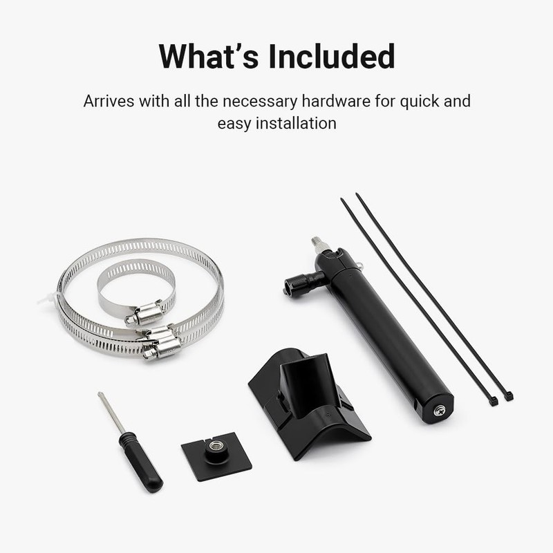 Universal Solar Panel Pole Mount for Ring, Eufy, Arlo, Wyze, Reolink Solar Pa... gallery