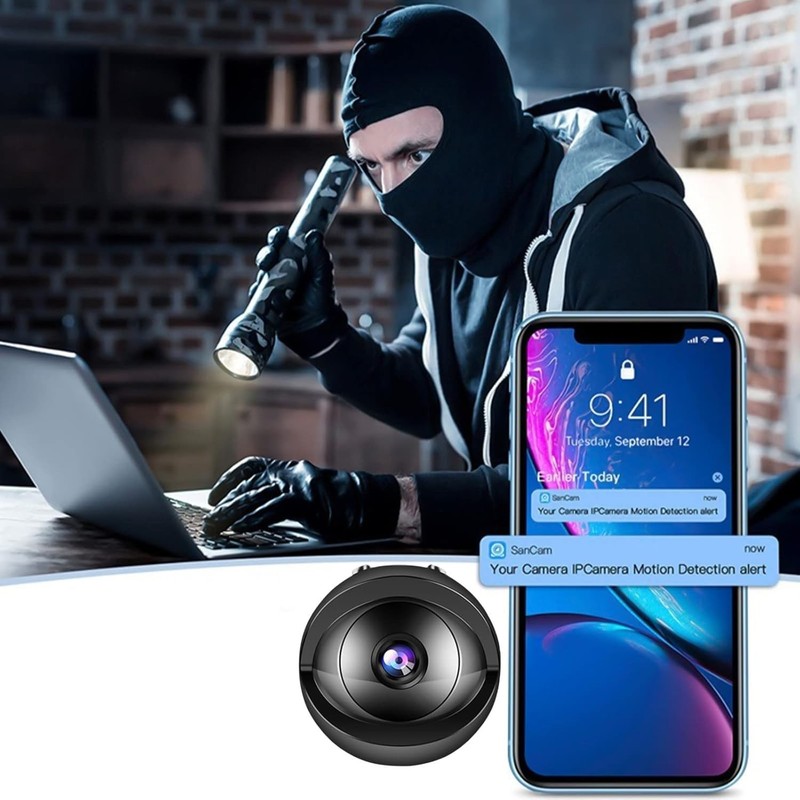 2026 WiFi Mini Camera 1080P Hide Cameras, Wireless Indoor Remote Camera, 150°... gallery