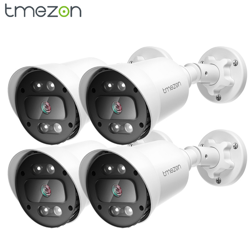 4PCS Surveillance Camera AHD Bullet Security Camera 1080P Wired Outdoor/Home