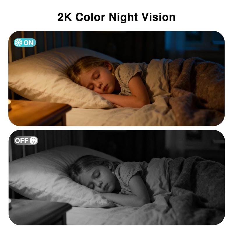 Long Battery Life Indoor Cameras Wireless for Home Security, House Camera Bat... gallery