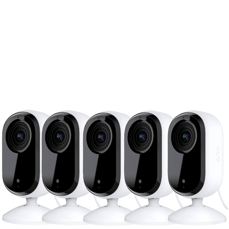 Arlo Essential Indoor Camera (2nd Gen) 1080p HD | Wired Plug-in Security Camera