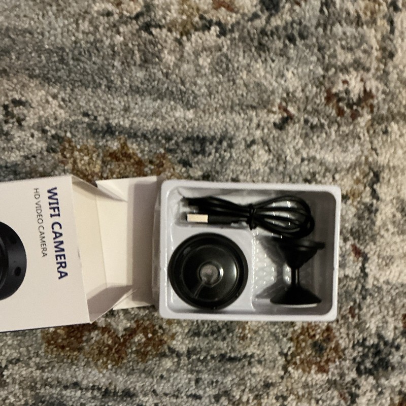 HSR-A9MINI WiFi HD IP Indoor Mini Surveillance Camera, USB Powered, Black gallery