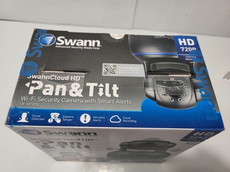 SwannCloud HD Pan & Tilt WiFi Security Camera with Smart Alerts New Sealed gallery