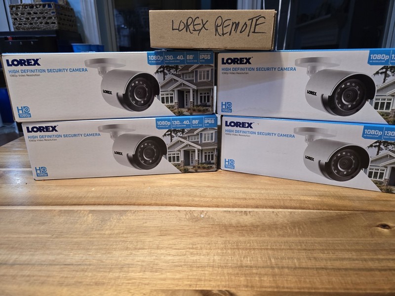 Brand New Lorex Camera Security System (4 cameras and remote)