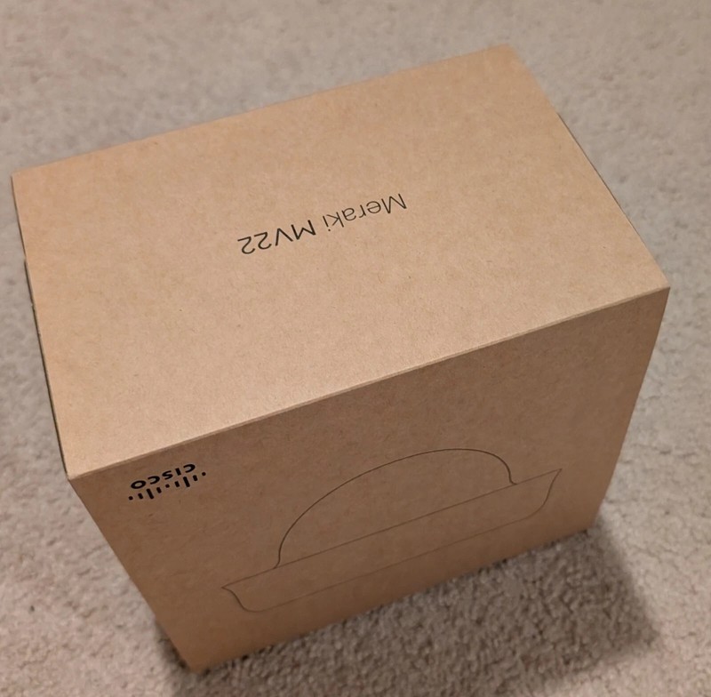 Cisco Meraki MV22-HW Indoor Verifocal IP Security Dome Camera Unclaimed