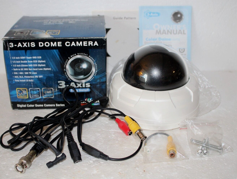 3-Axis Digital Color Dome Security Camera 1/3″ Sony Super HAD CCD SO3-HND49