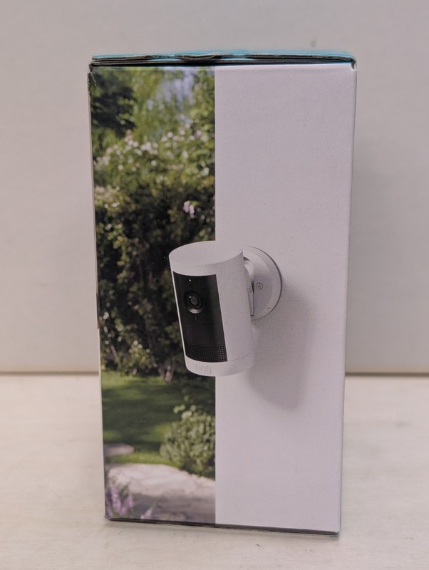 Ring Outdoor Cam Plus | Battery | Video + Ring Vision | White | New In Box gallery