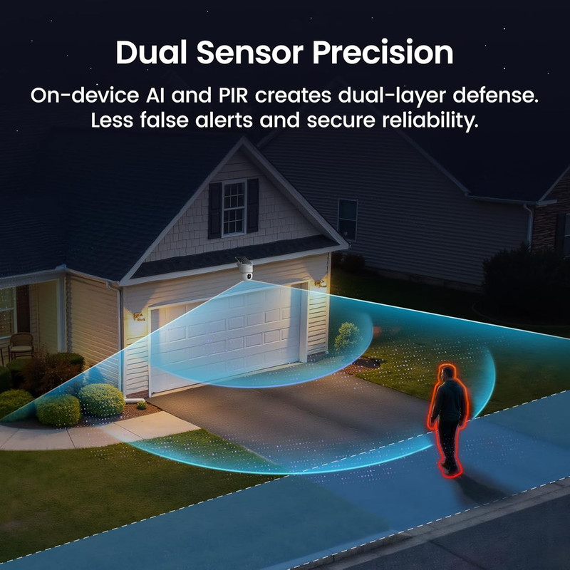 Solarcam D1 Max 4-Cam Kit, 4K Solar Security Cameras Outdoor Wireless, 360° Pan gallery
