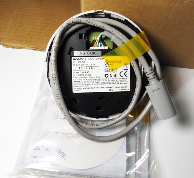 Sony SNC-DH110/W X Series 720p HD 1.3 Megapixel Dome Network Camera - White gallery