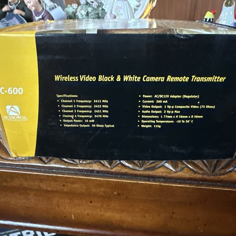 Wireless Video Black White Camera gallery
