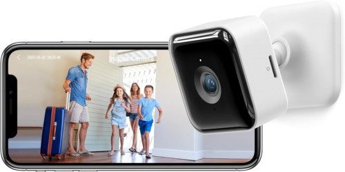 GNCC Indoor Security Camera Dog 1080P Motion Detection, 2-Way White