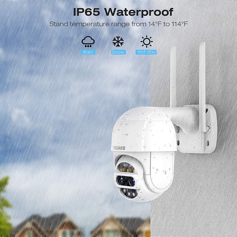 Toguard Wireless Outdoor Security Camera Pan Tilt Zoom FHD 1080p Video gallery