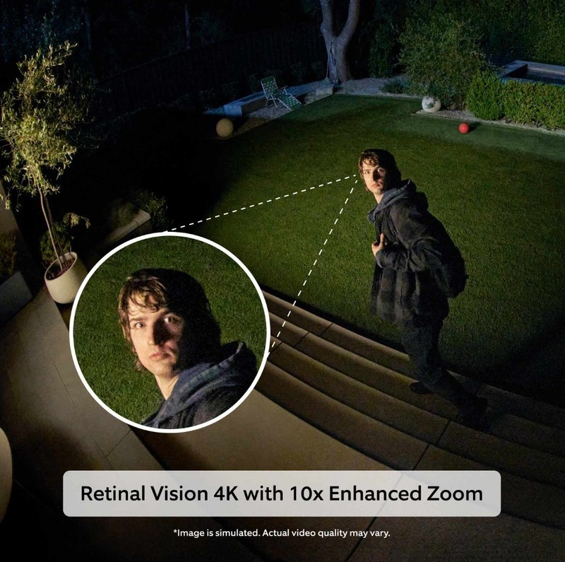 Ring Spotlight Cam Pro(Newest Model 2nd Gen) Retinal 4K Plug-in Version Open-Box gallery
