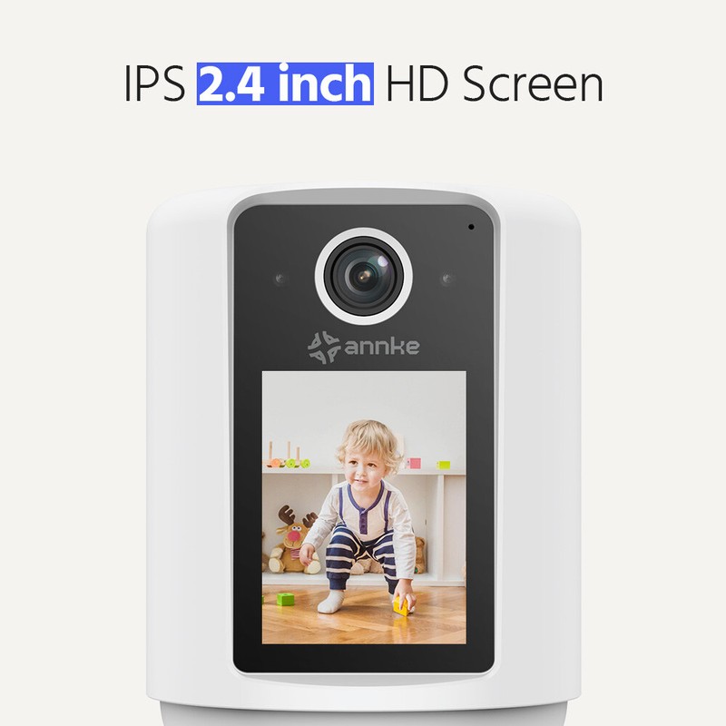 ANNKE Pan Video Security Camera 3MP WiFi Baby Monitor 2 Way Audio Human Tracking gallery