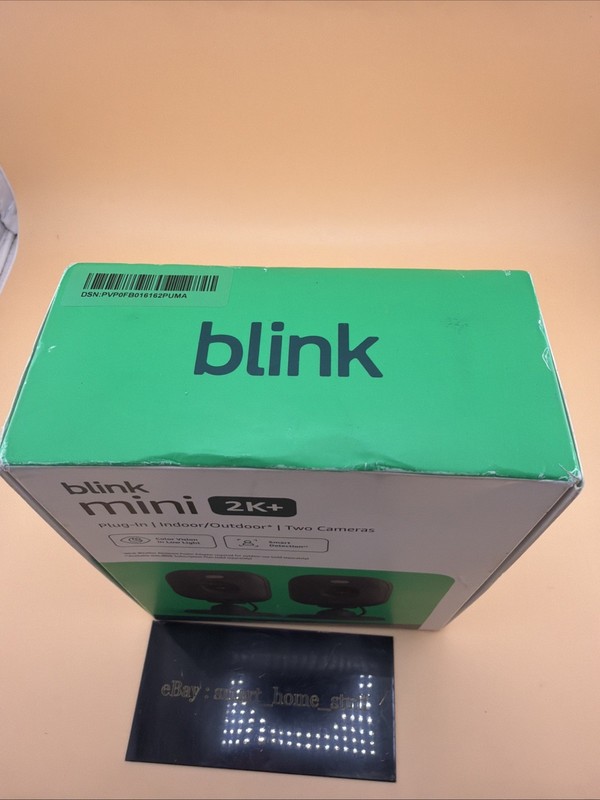 Blink Mini 2K+ (newest model) 2 cameras (Black) gallery
