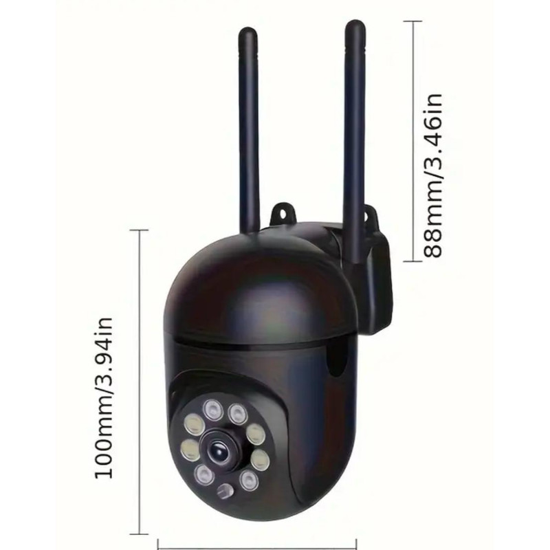 Compact Wireless IP Security Cameras – 1080P Full HD Video, Long-Range 2.4G WiFi