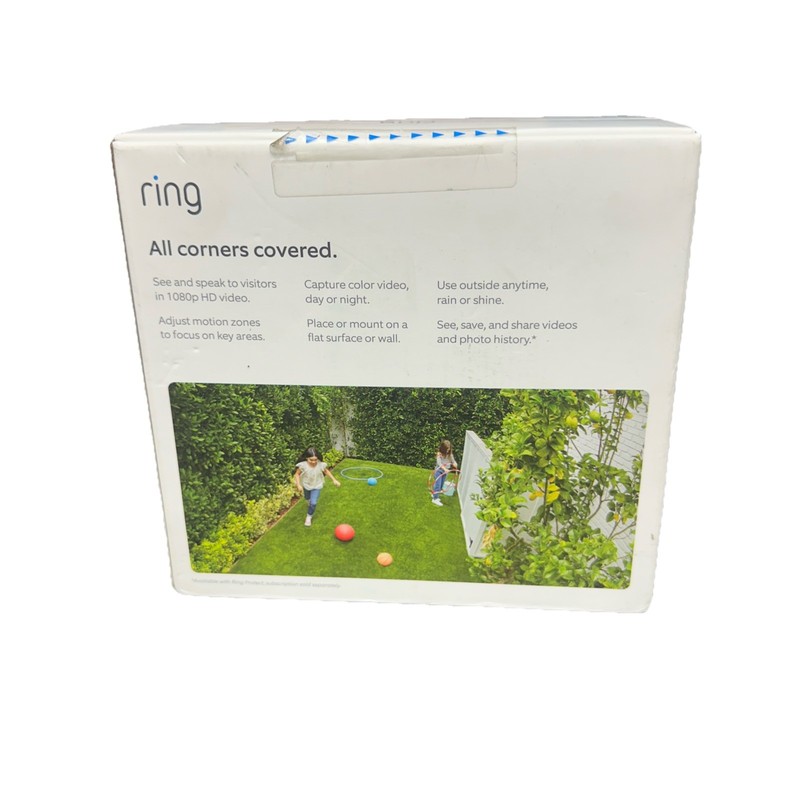 Ring Stick Up Cam Plug-In Indoor/Outdoor 1080p Wired Security Camera gallery
