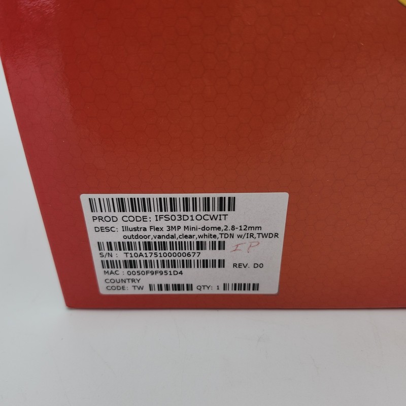 Illustra Flex IFS03D1OCWIT 3MP Outdoor Dome IP Camera Varifocal 2.8-12mm New... gallery