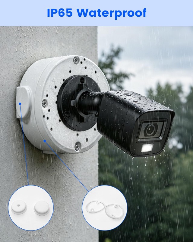 Universal Metal Security Camera Junction Box Bullet Dome Waterproof Hide Base gallery