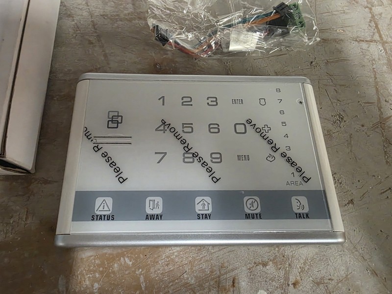 interlogix Touchpad With Intercom White Horizontal NetworX Touchpad P/N gallery