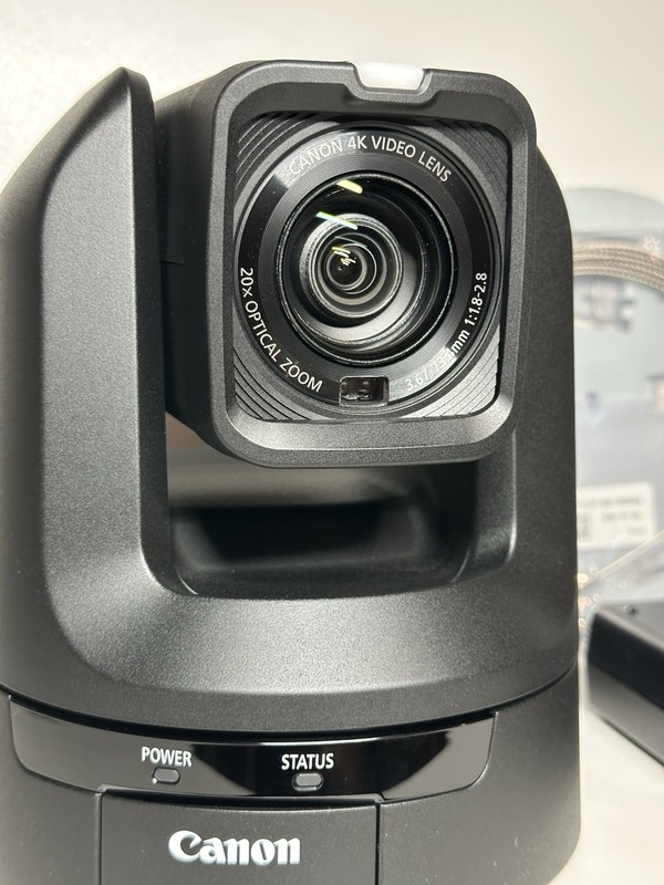 Canon CR-N300 4K NDI PTZ Camera BK Black 20X Optical Zoom - No Box gallery