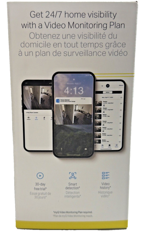 myQ Smart Indoor Security Camera – 1080p HD Video Night Vision Motion Detection gallery