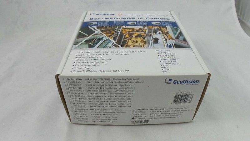 GeoVision Mini IP Dome Camera 5MP H.264 (GV-MDR520)