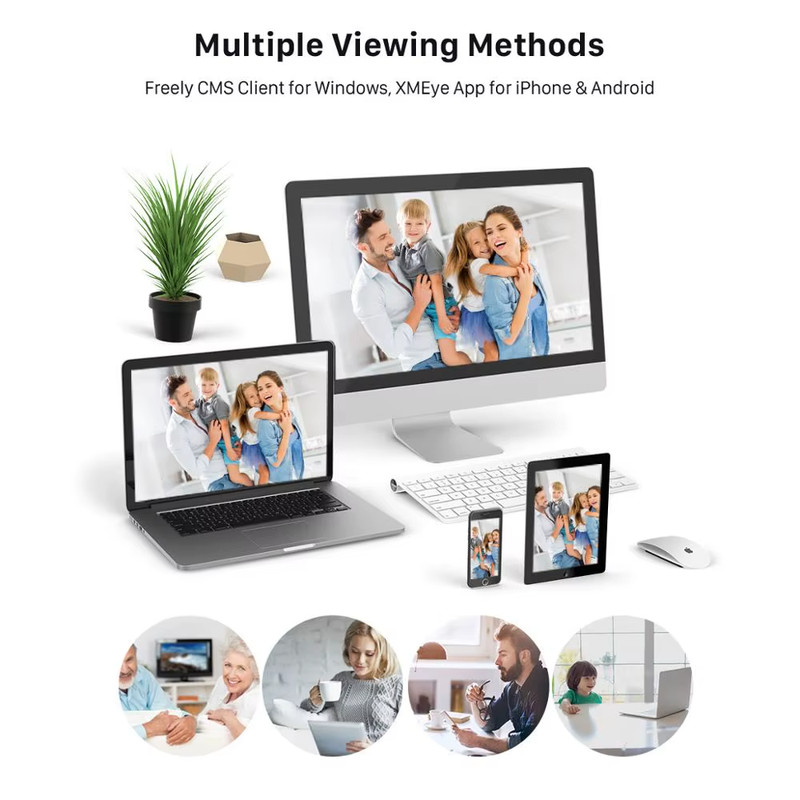 BESDER 4K 8MP 5MP HD H.265 IP Camera 3MP 1080P P2P AI Motion Detection IR Night gallery