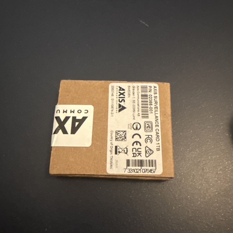 Axis 1TB Surveillance SD Card BRAND NEW SEALED