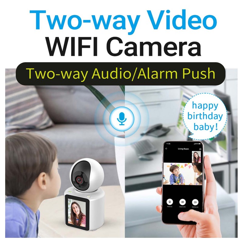 Smart Security Camera Night Motion Detection 2 Way Video One Touch gallery