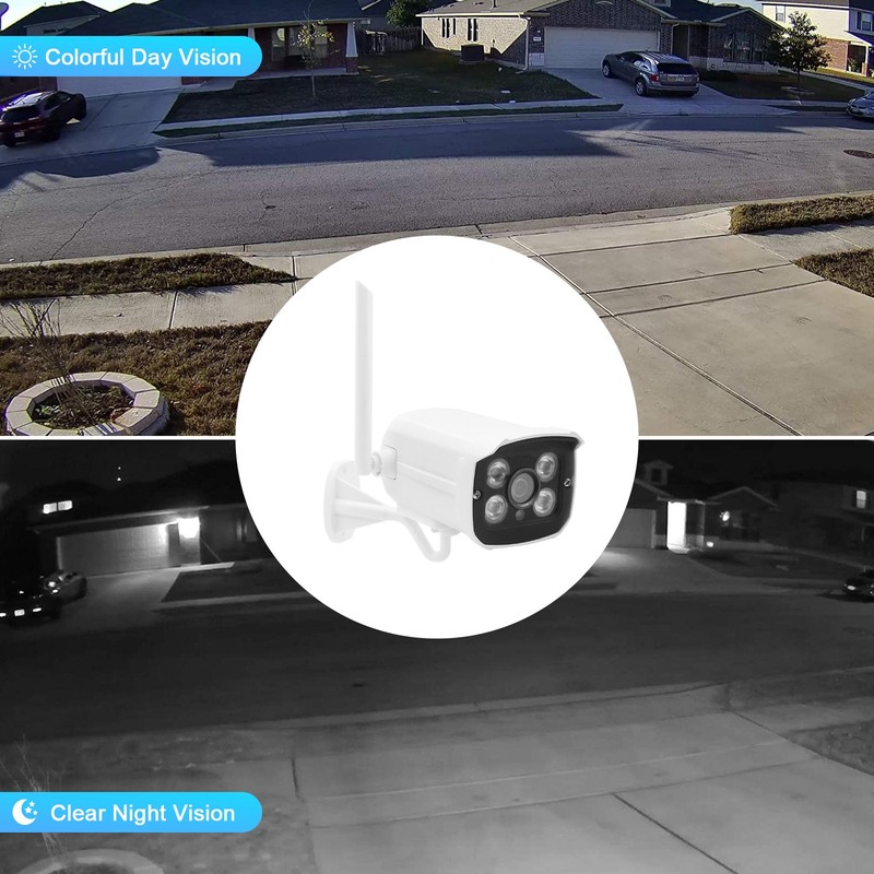 JideTech 3MP 4CH WiFi Wireless Home Security Camera System with I/O for Tuya gallery