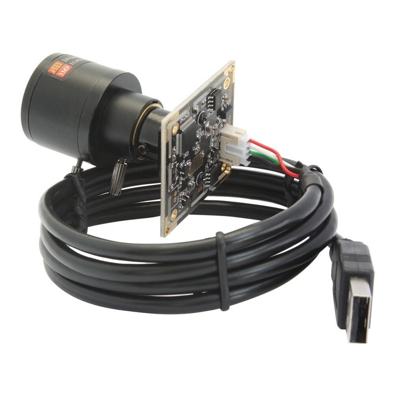 5MP CMOS Camera Module 2.8-12mm Varifocal Lens HD Webcam For RaspberryPi Android gallery