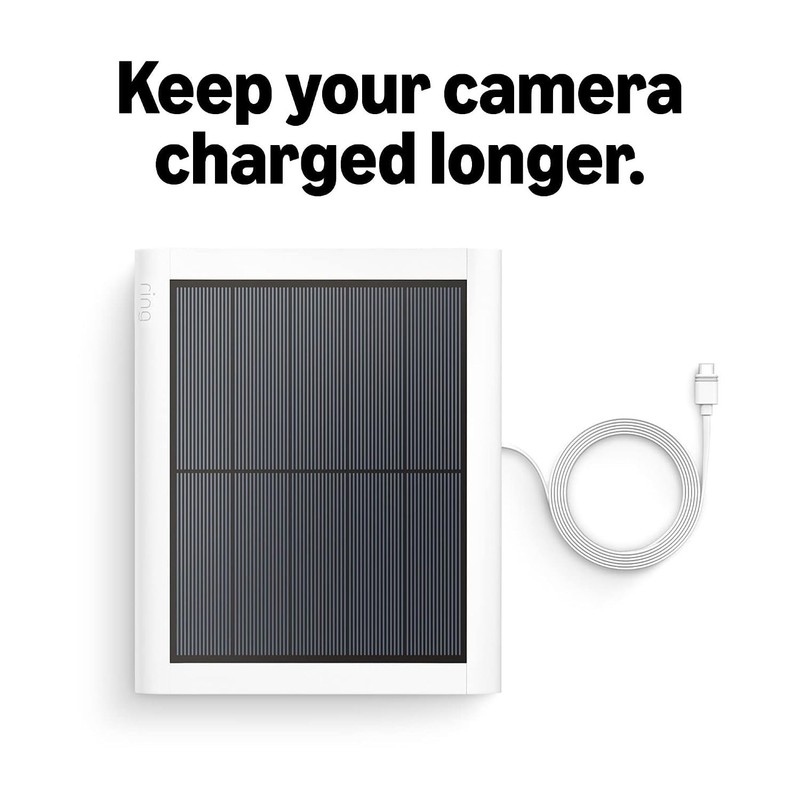 Solar Panel 2nd Generation, 4W for Outdoor Cam Plus, Outdoor Cam Stick Up Cam... gallery