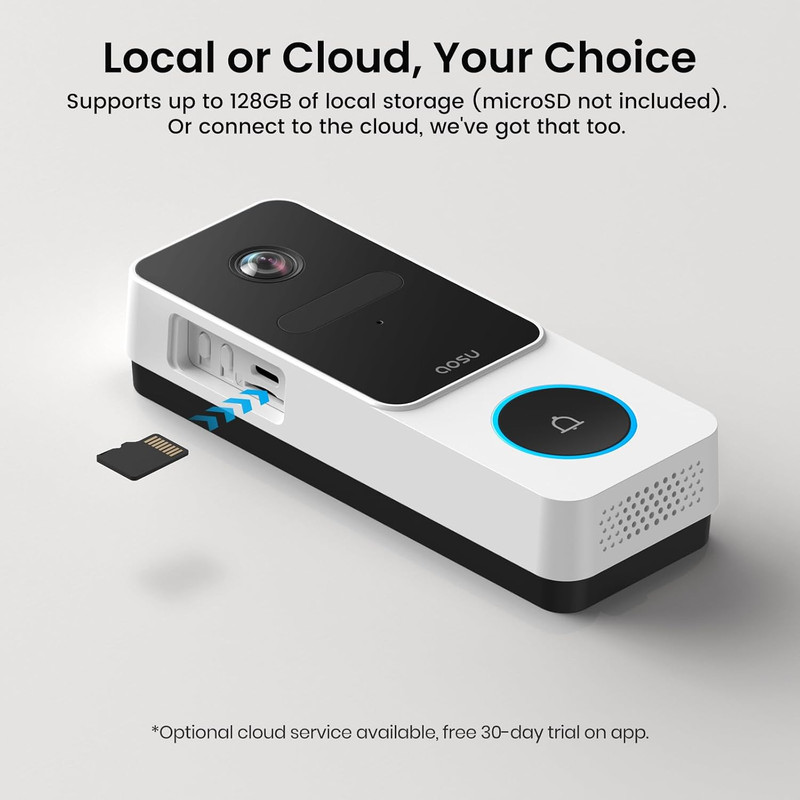 Doorbell Camera Wireless- Head-To-Toe View, 2.4Ghz Wifi Video Doorbell with Chim gallery