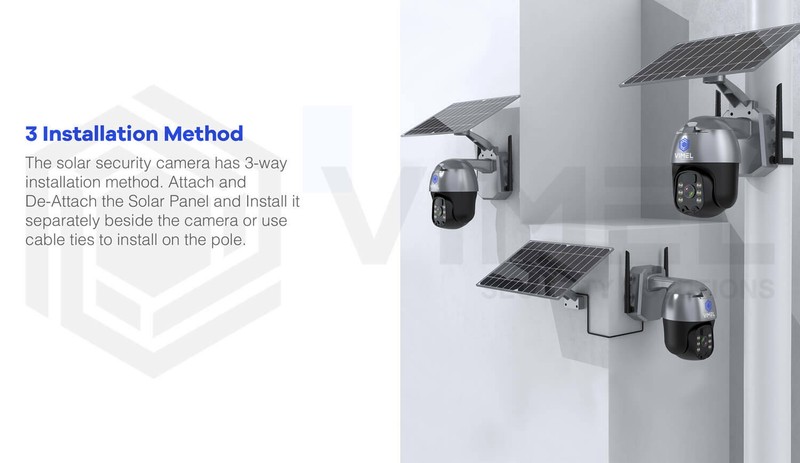 4G Solar Security Camera Real Time 4G 128GB Outdoor Night UHD 2K Solar Battery gallery