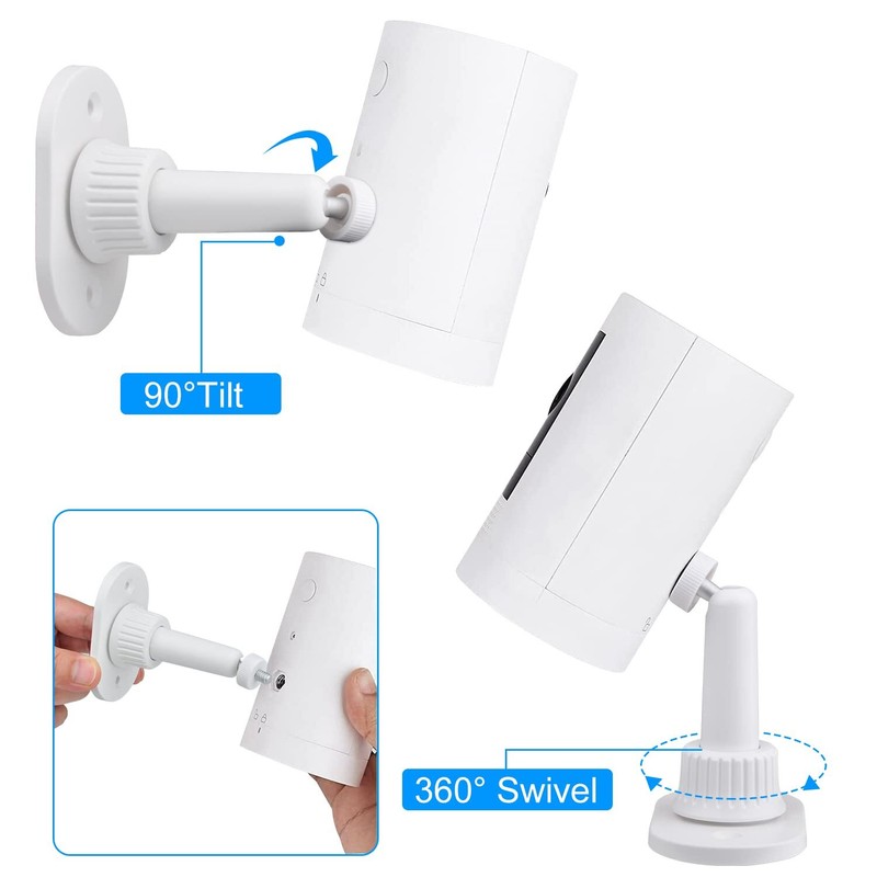 4 Pack Adhesive Wall Mount Compatible With Ring Stick Up Cam Wired/battery And R gallery
