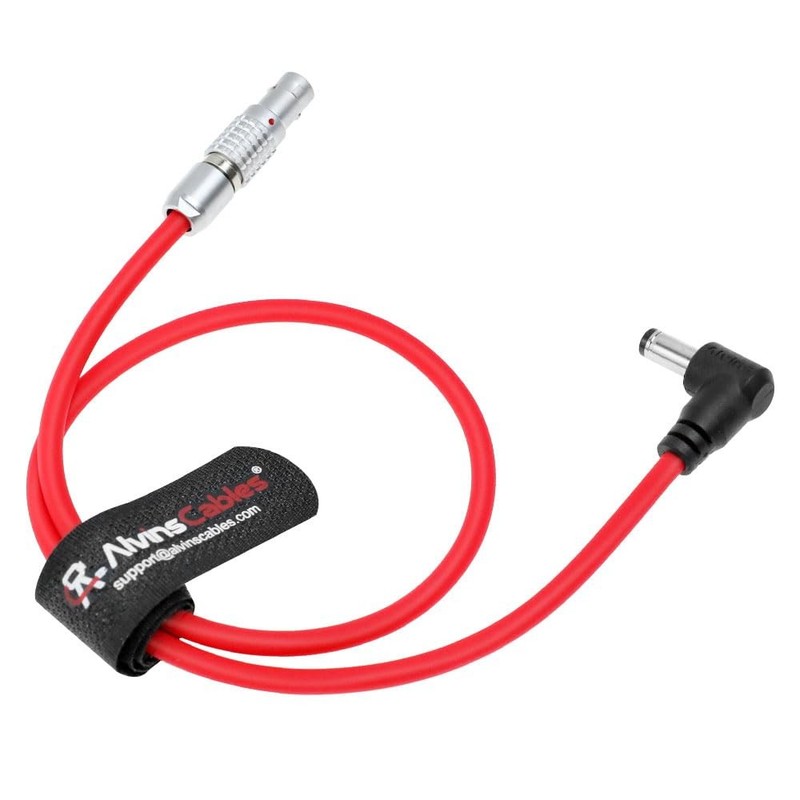 Ultra Soft DC To 2 Pin Power Cable For Blackmagic Pyxis Z CAM Camera 45cm gallery