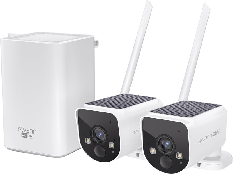 Maxranger4K™ Solar Wireless Security Camera System, 2-Pack 4K Cameras, Longest R gallery